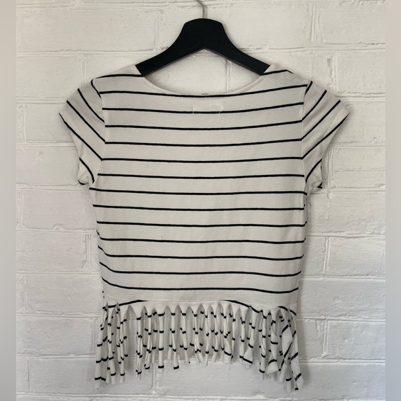 Striped fringe bottom top 2/$10 - Picture 2 of 3